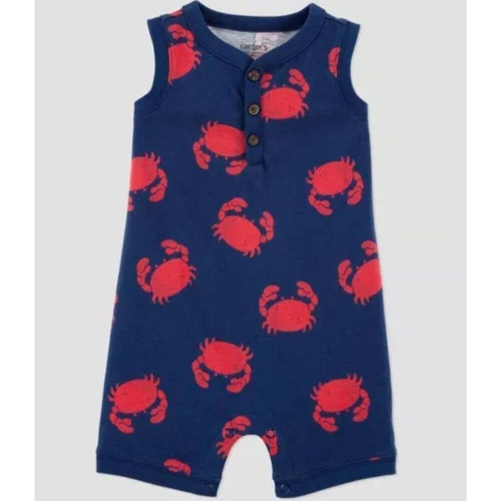 Carters Just one you Crab romper size 18 months new